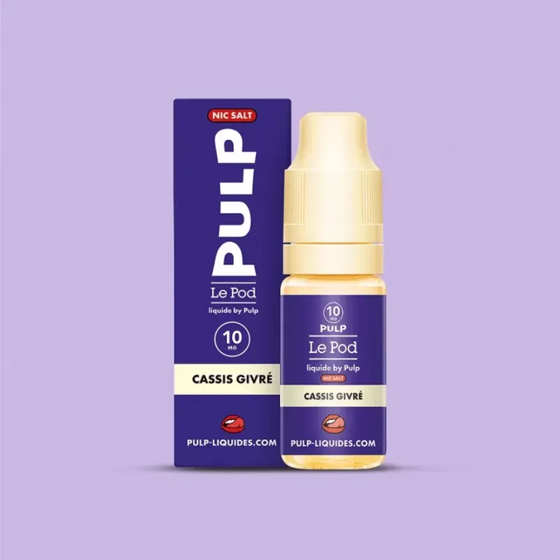 PULP LE POD CASSIS GIVRÉ NIC SALT 10ML