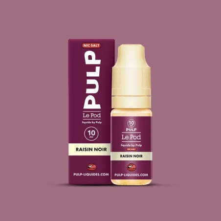 PULP LE POD RAISIN NOIR NIC SALT 10ML