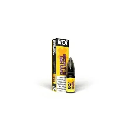 RIOT CASSIS FRUIT DE LA PASSION 10ML NIC SALT