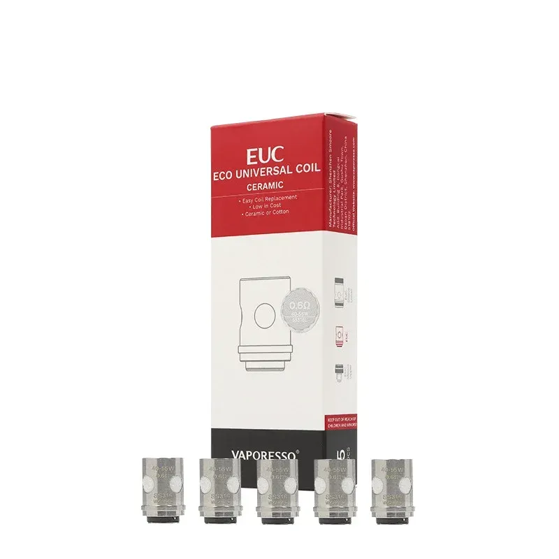 Résistance EUC Coil Ceramic – SS316L Vaporesso